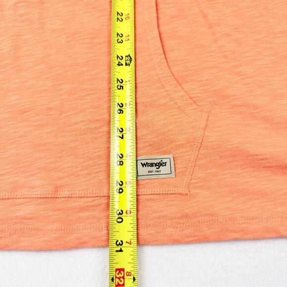 Wrangler Men's Pullover Orange Lightweight Hoodie Size 2XL Regular Fit NWT - Picture 11 of 11